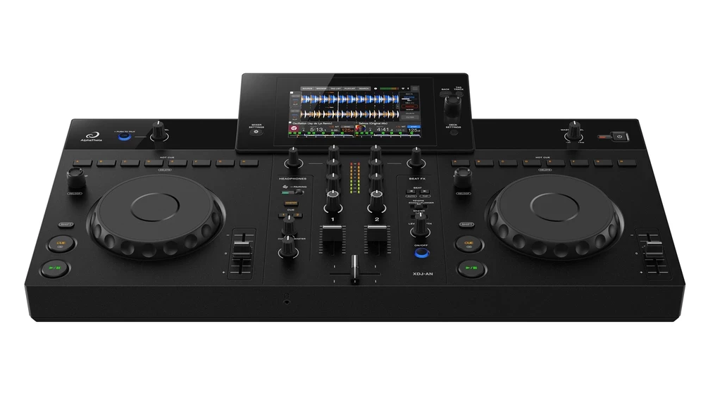 alphatheta kondigt nieuwe alles in een unit aan xdj an
